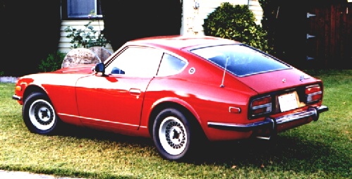 Red 240Z 1972